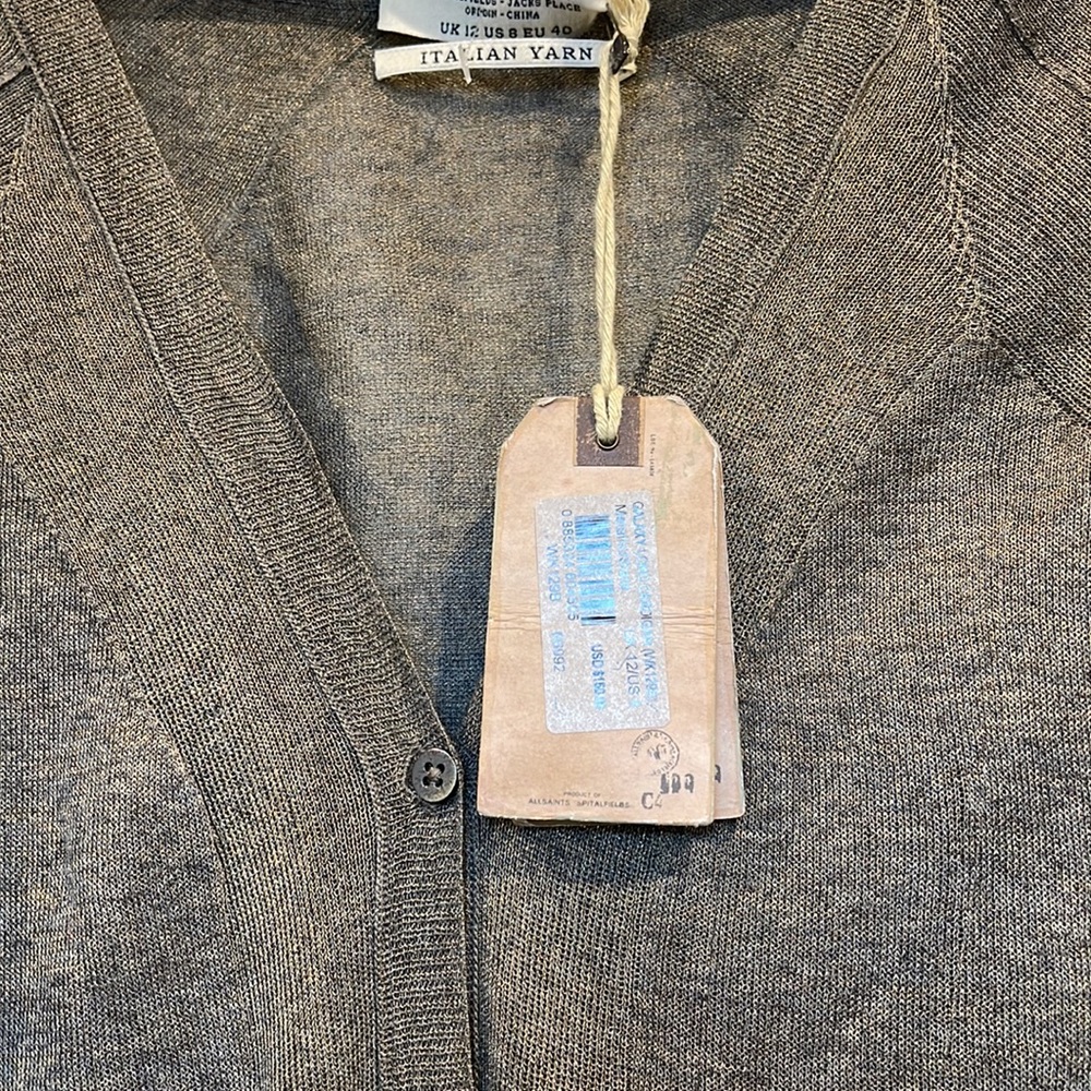 All Saints Gray Long Cardigan - Picture 4 of 8